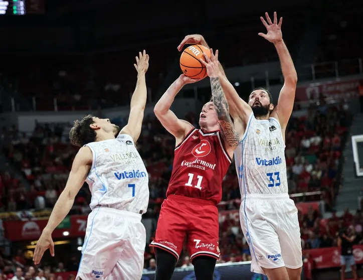 Victorias del Valencia Basket, el Baskonia, el Leyma Coruña y el SP Burgos